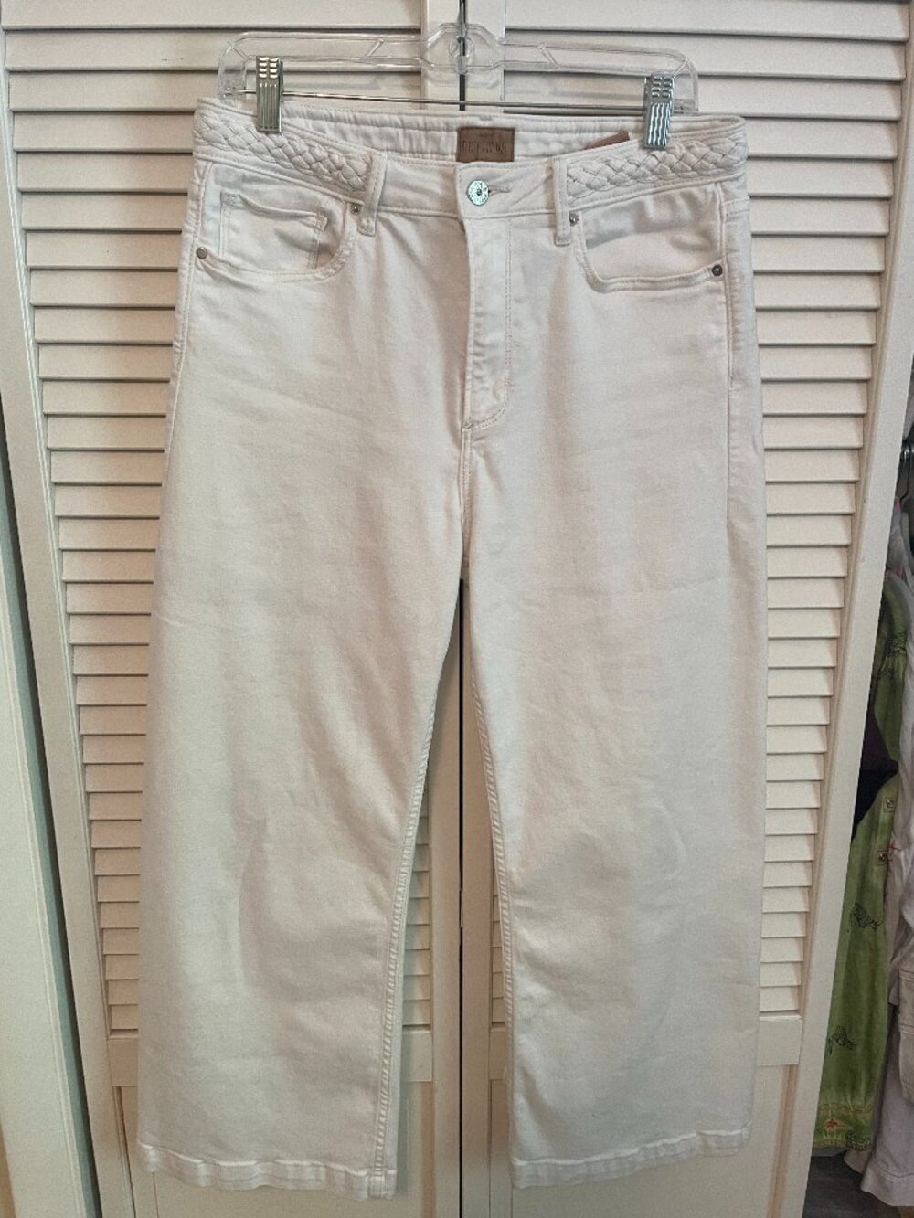 White cotton jeans-pants, size 30